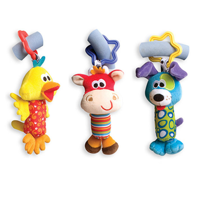 Baby-Kids-Rattle-Toys-Tinkle-Hand-Bell-Multifunctional-Plush-Stroller-Hanging-Animal-Rattles-Kawaii--32475470129